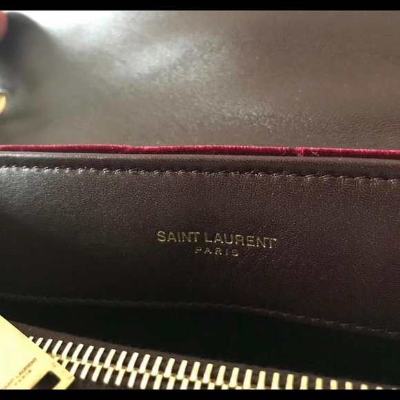 Red Velvet YSL bag. - Picture 5 of 5